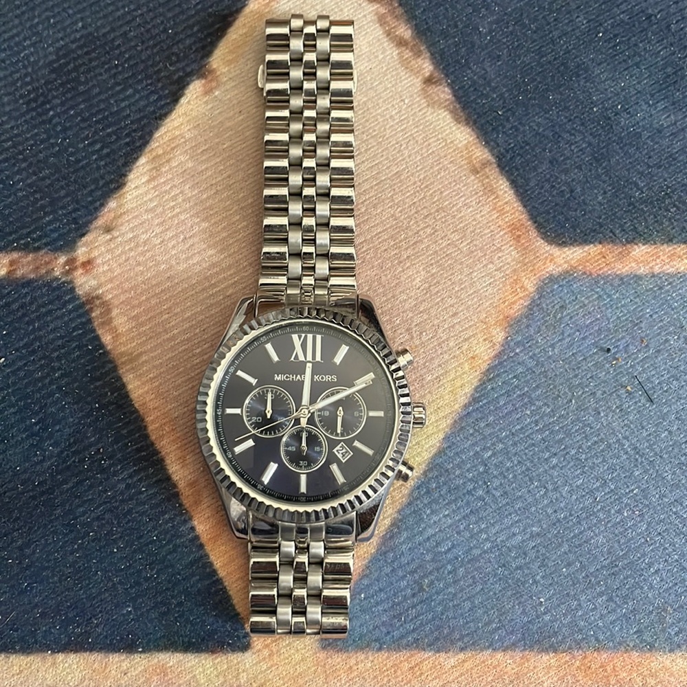 Michael Kors Lexington Chronograph Stainless Steel Watch